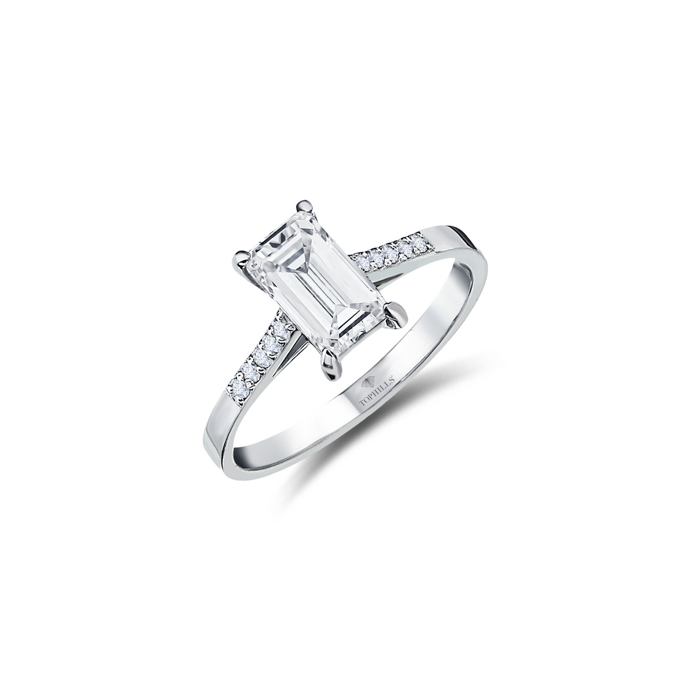 Bague Solitaire Diamant Taille Princesse