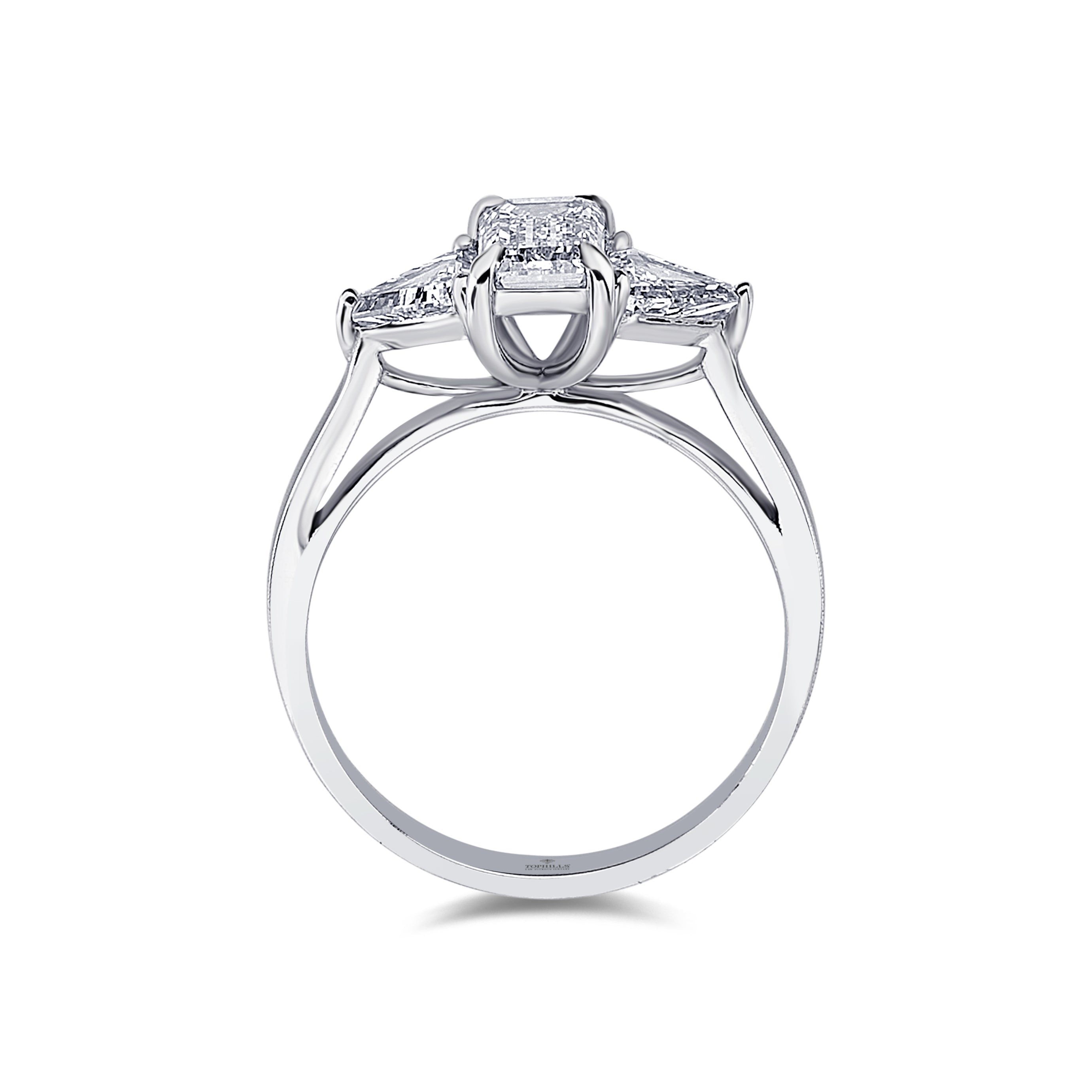 Bague Solitaire Diamant Taille Princesse