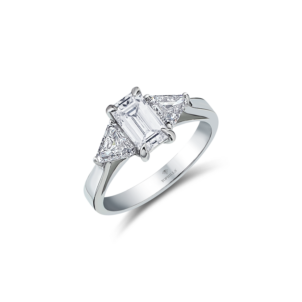 Bague Solitaire Diamant Taille Princesse