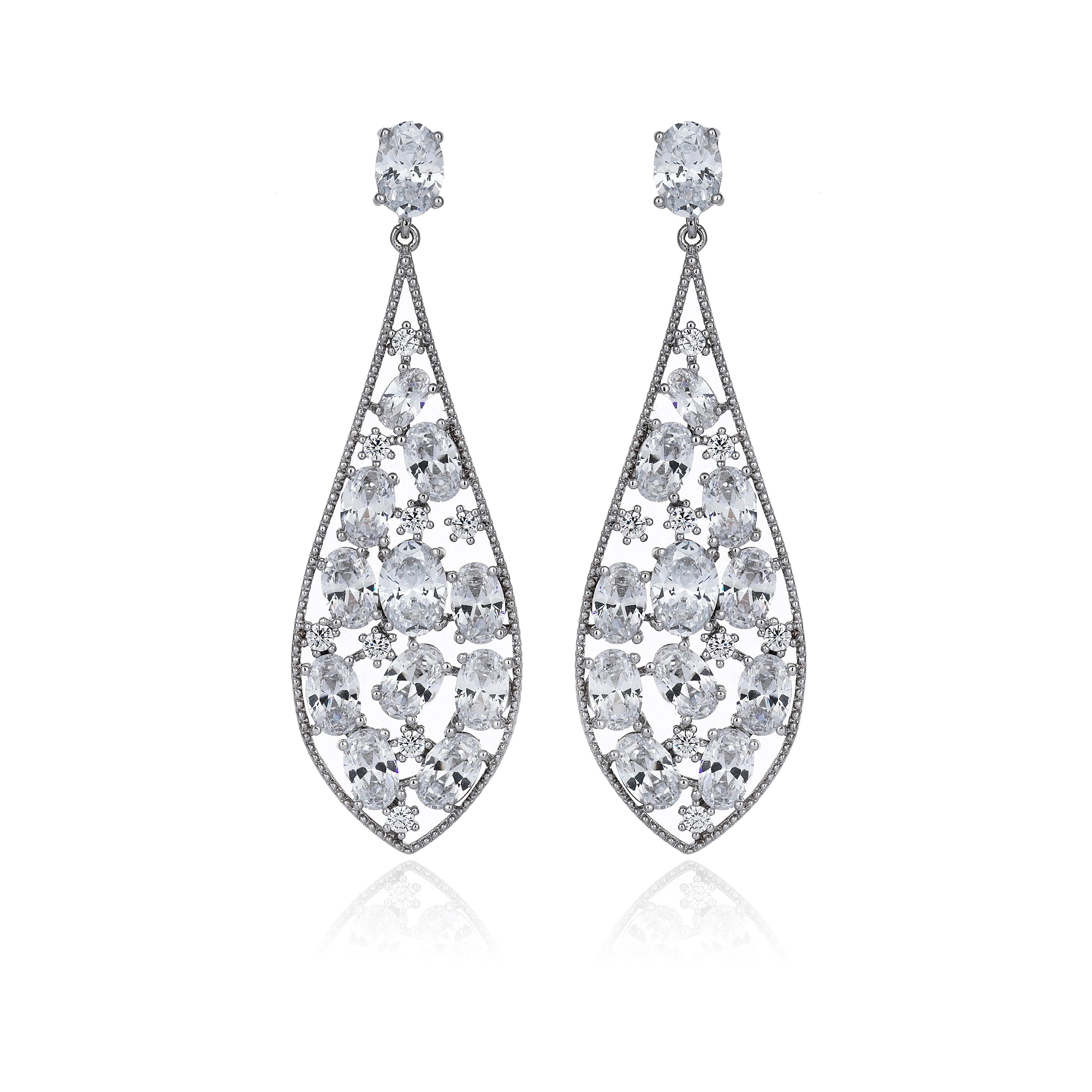 8 carat store diamond earrings